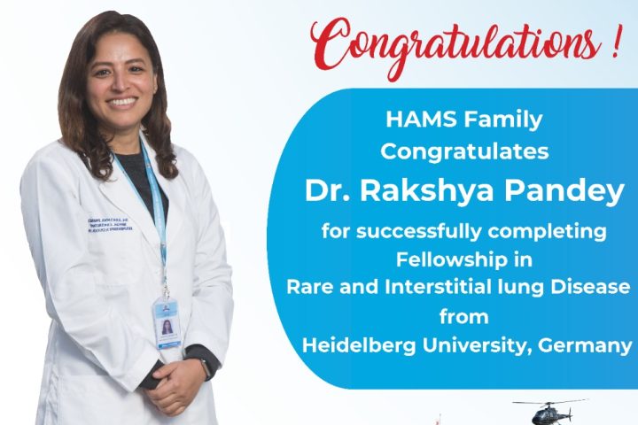 Hams family congratulates Dr. Rakshya Pandey